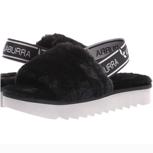 Koolaburra By UGG Fuzz’n Li Sandal Slipper Size 3 - Picture 1 of 17